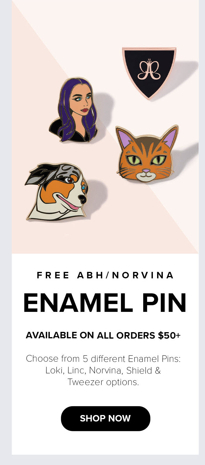 Enamel Pin with Purchase - Shop Now