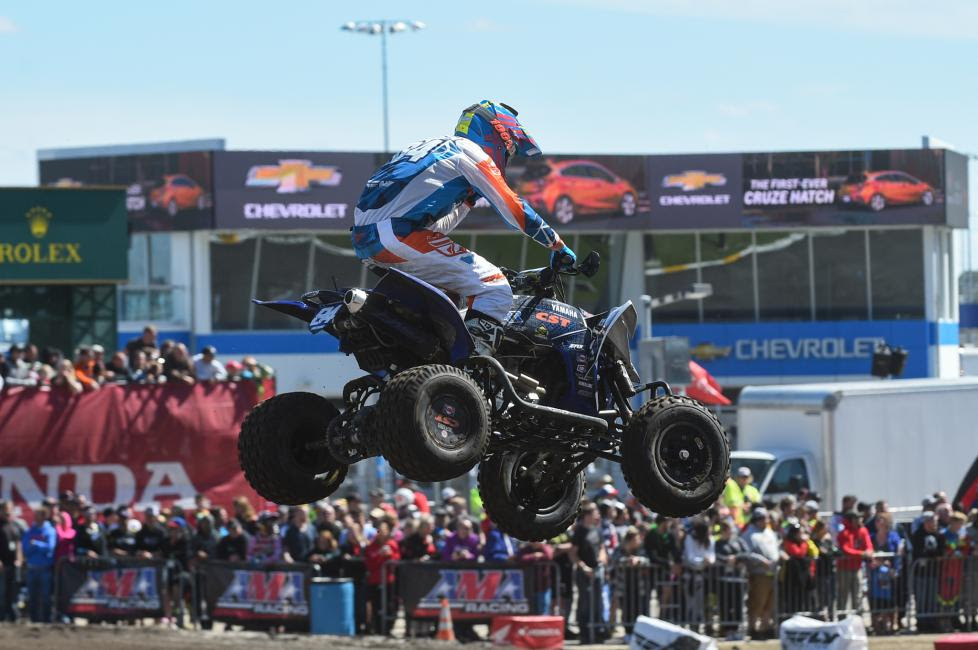 Thomas Brown put in an impressive ride where he came from behind for third.