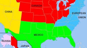 Image result for breakup of america map