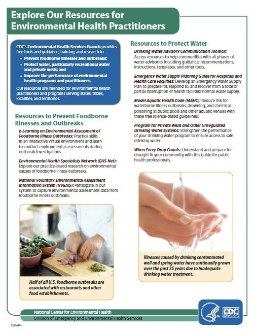 Explore our Resources for Environmental Health Practitioners and Programs