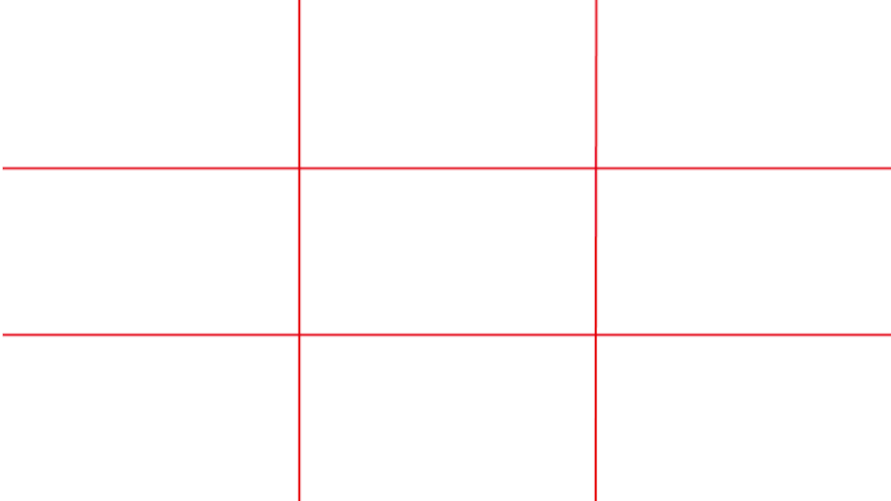 三分割構図