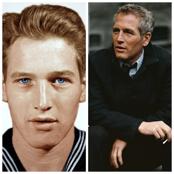 Paul                                      Newman-Navy-WW2-Radioman and                                      gunner in torpedo bombers. Served                                      aboard USS Bunker Hill during                                      Battle of Okinawa 1945. (Actor): 