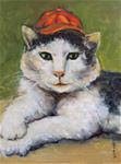 Red Hat Cat - Posted on Saturday, January 10, 2015 by Mary Schiros