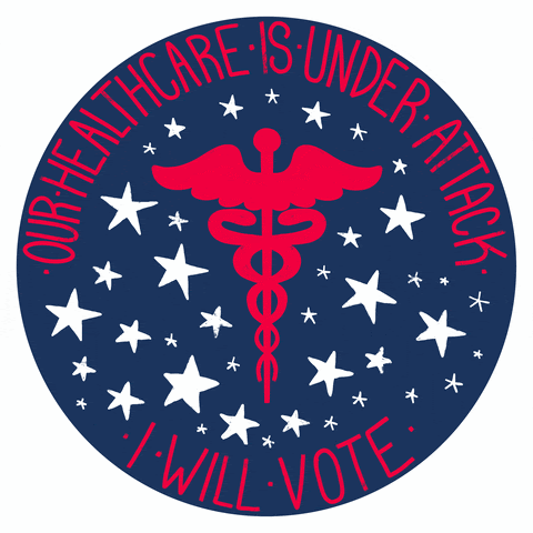 Our healthcare is under attack. I will vote.