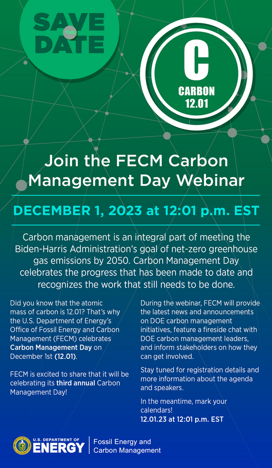 Carbon Management Day Webinar 2023