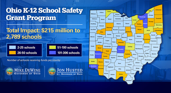 K-12 Safety Grant Map