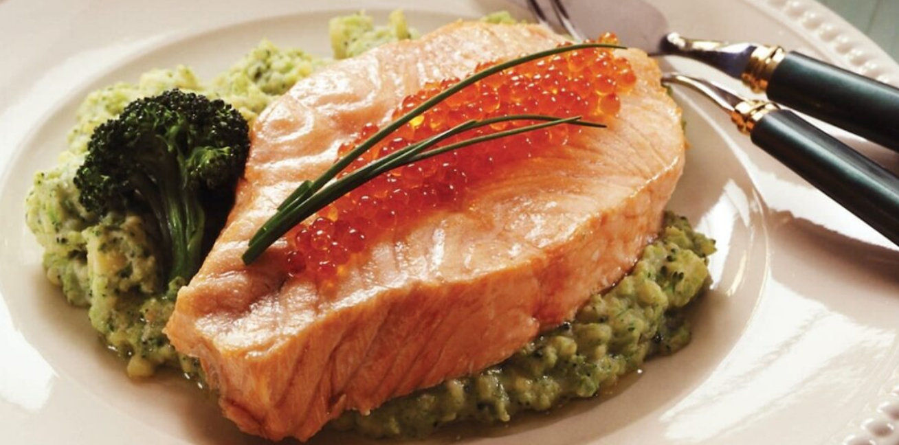 A picture containing food, cuisine, vegetable, garnishDescription automatically generated