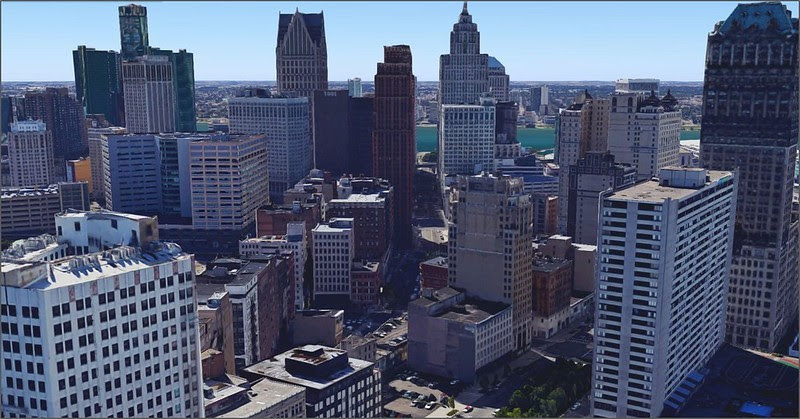 Detroit skyline pic