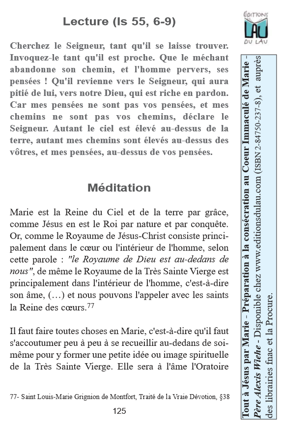 AD JESUM PER MARIAM ! Introduction à la CONSECRATION DES COEURS UNIS pour l'ASSOMPTION  62ebc6bb2434c83dbb319d95