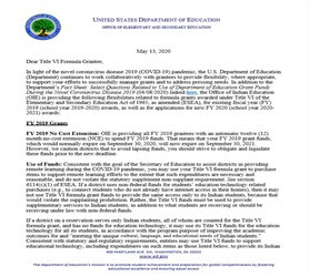 OIE Letter of Flexibilities