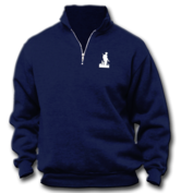 Navy ¼ Zipper Fleece Sweatshirt