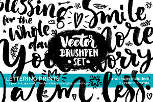Vector Brushpen Set