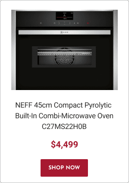 NEFF 45cm Compact Pyrolytic Built-In Combi-Microwave Oven C27MS22H0B