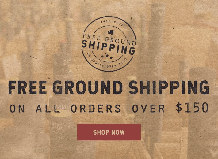 Free Ground SHipping On Orders Over $150