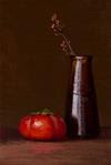 Still life with Persimmon & Mistletoe - 24-hour auction - Posted on Tuesday, December 2, 2014 by Abbey Ryan