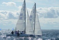 J/70s sailing off Marblehead