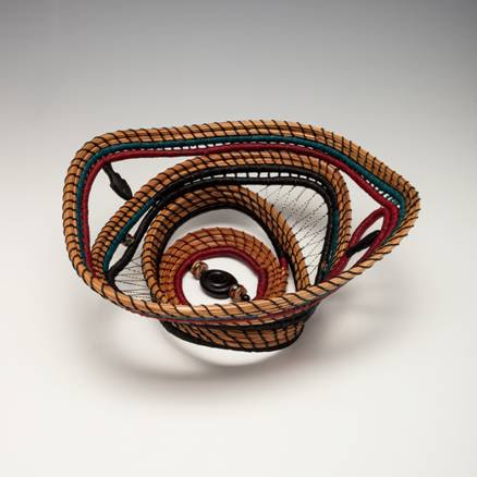 Sheri Smith Holgate pine needle basket Sheri Smith Holgate pine needle basket