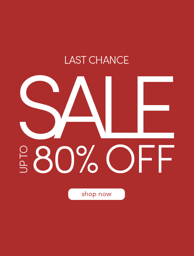 LAST CHANCE: Up To 80% Off - Shop Now