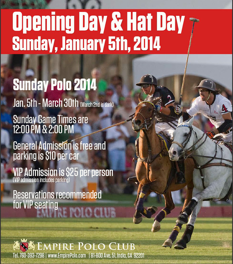 Polo Starts 2014 Empire Polo Club