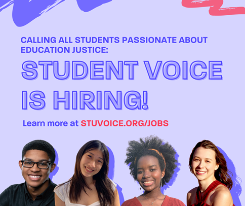 Student Voice is Hiring
