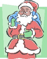 santa with bag santa with bag