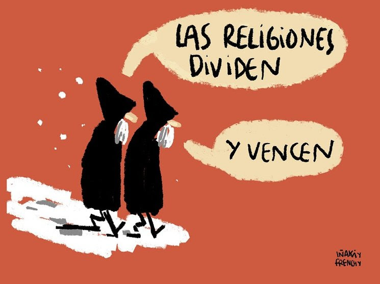 Las religiones dividen