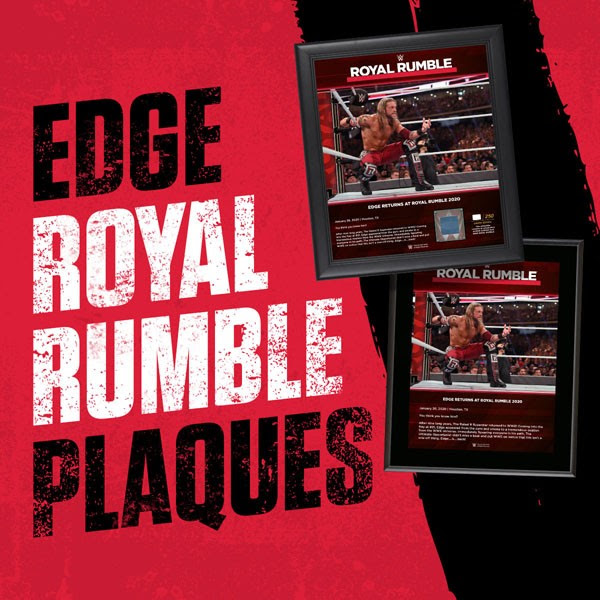 Edge Royal Rumble Plaques