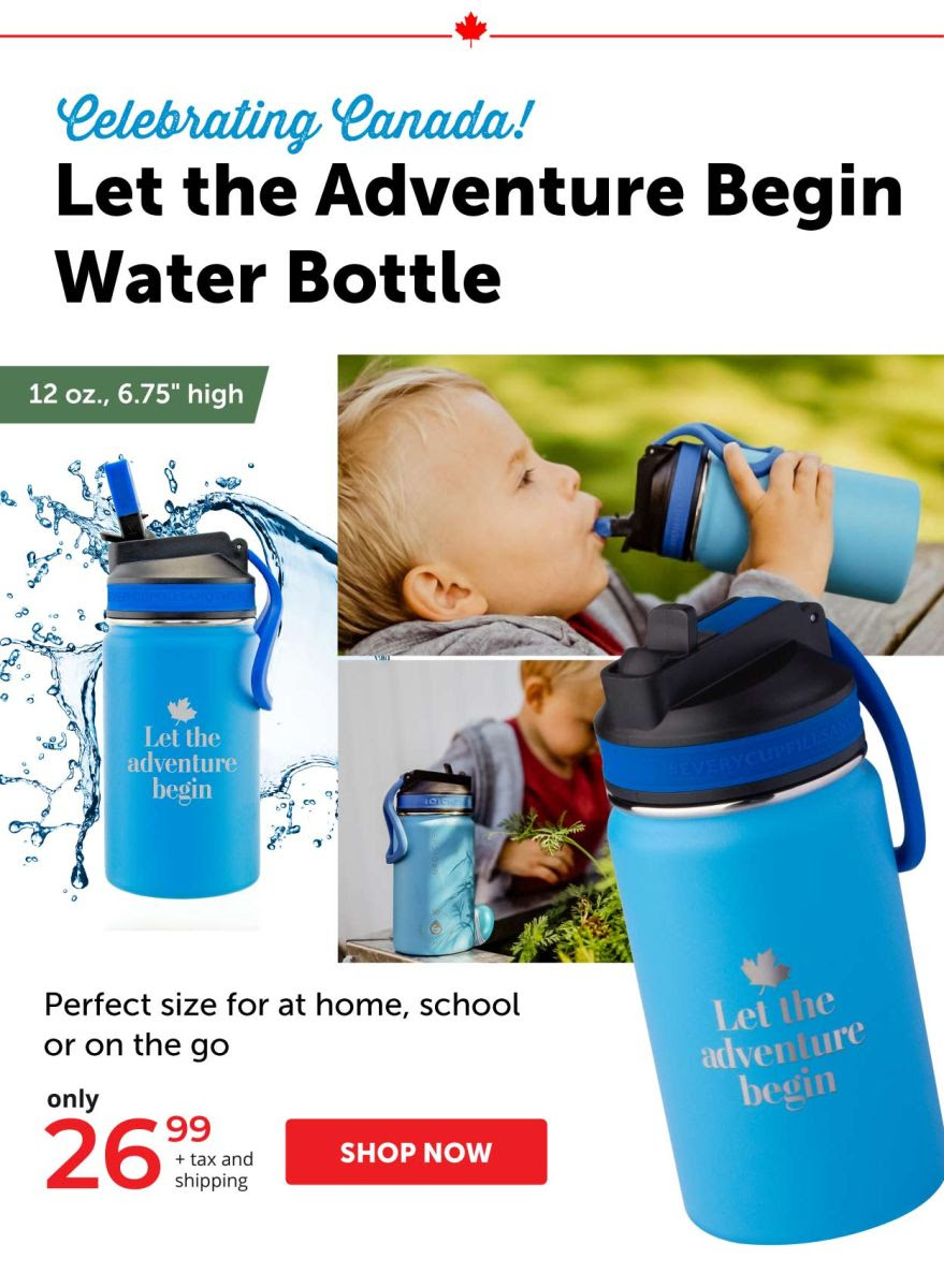 Let the Adventure Begin Water Bottle