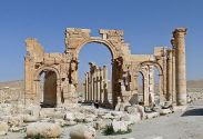 The Arch of Triumph in the ruins of the ancient city of Palmyra is now another casualty of radical Islam as practiced by ISIS terrorists in Syria.