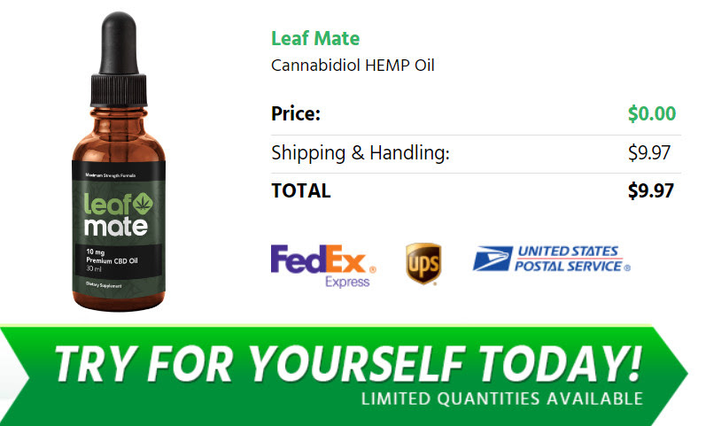 Leaf Mate CBD Oil Cost