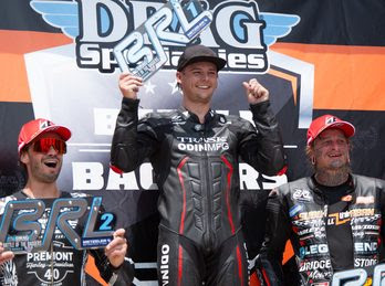 2023 Bagger Racing League Battle of the Baggers Blackhawk Round Four Metzeler Pro Stock Podium