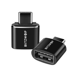 BlitzWolf® BW-A4 Type C to USB2.0 OTG Adapter Converter