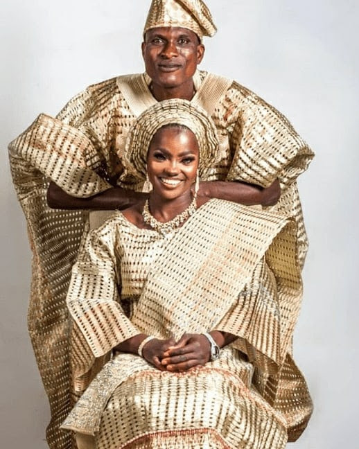 Blue-eyed Kwara woman makes peace with her husband as they team up for a lovely photo shoot