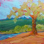 Park Tree 17 original landscape oil painting - Posted on Monday, November 24, 2014 by Pam Van Londen