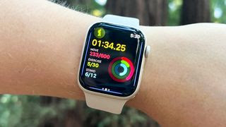 Apple Watch Series 8 shown on wrist