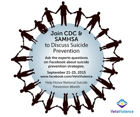 Join CDC & SAMHSA to Discuss Suicide Prevention