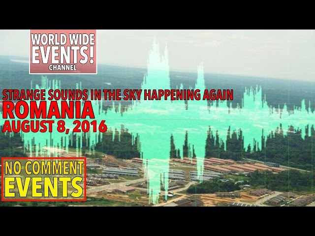 STRANGE SOUNDS IN THE SKY HAPPENING AGAIN (August 8,2016) IN Bucharest ,Romania!  Sddefault