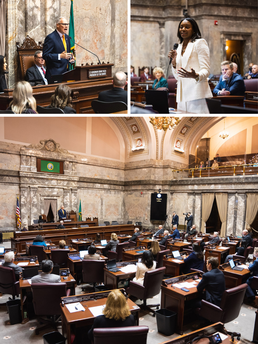 Gov. Jay Inslee reflected on the legacy of Dr. Martin Luther King Jr. on Monday with the state Senate.