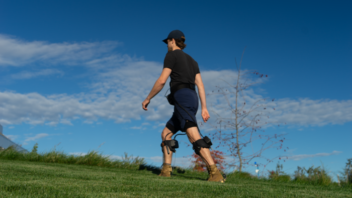 A personalized exosuit for real-world walking