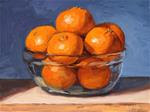 Clementines in a glass bowl - Posted on Friday, January 16, 2015 by Aleksey Vaynshteyn