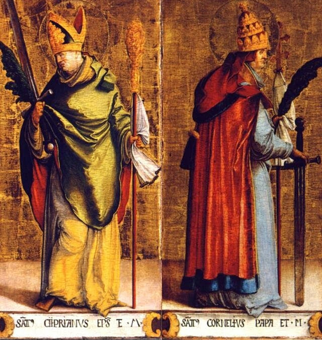 Znalezione obrazy dla zapytania ŚWIĘTYCH MĘCZENNIKÓW
KORNELIUSZA, PAPIEŻA, I CYPRIANA, BISKUPA
