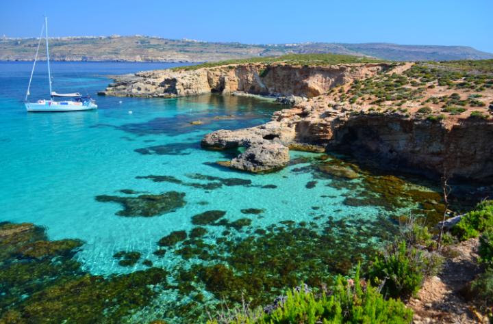 Malta is only a 2-hour flight from the UK