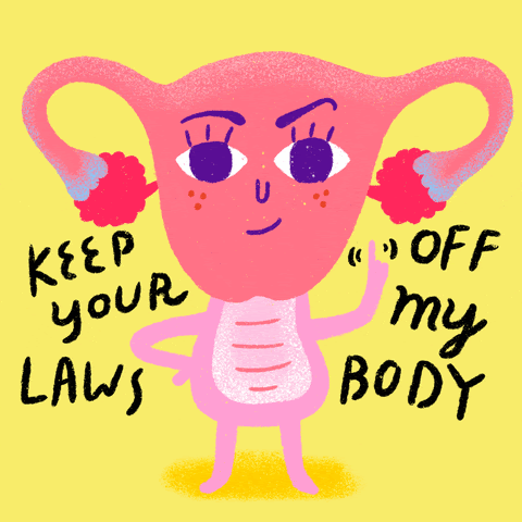 A uterus wagging a finger: Keep your laws off my body?