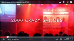 Nordseewoche party on Heligoland, Germany