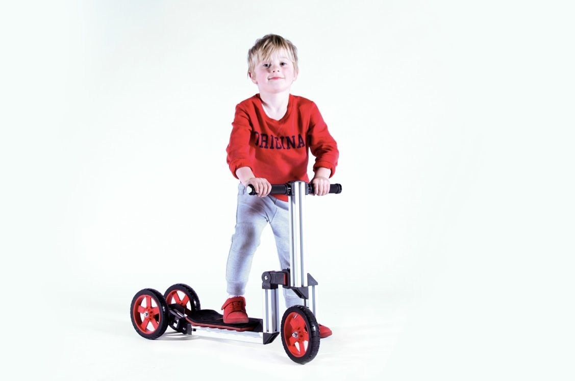 A boy riding Junior Kit-photo