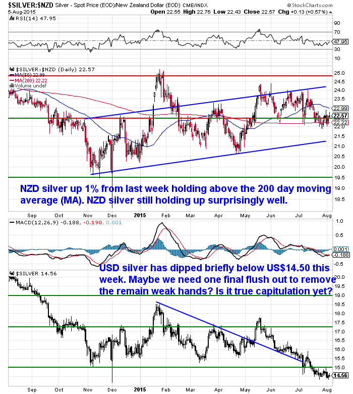 NZD Silver Chart