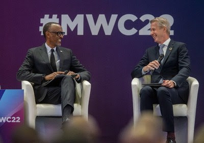 The GSMA's first in-person MWC Africa opened its doors in Kigali, Rwanda with a Keynote fireside chat between H.E. Paul Kagame, the President of the Republic of Rwanda and Mats Granryd, Director General, GSMA The GSMA's first in-person MWC Africa opened its doors in Kigali, Rwanda with a Keynote fireside chat between H.E. Paul Kagame, the President of the Republic of Rwanda and Mats Granryd, Director General, GSMA