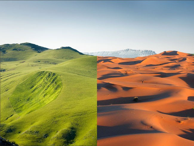 Sa mạc cũng từng màu mỡ lắm.