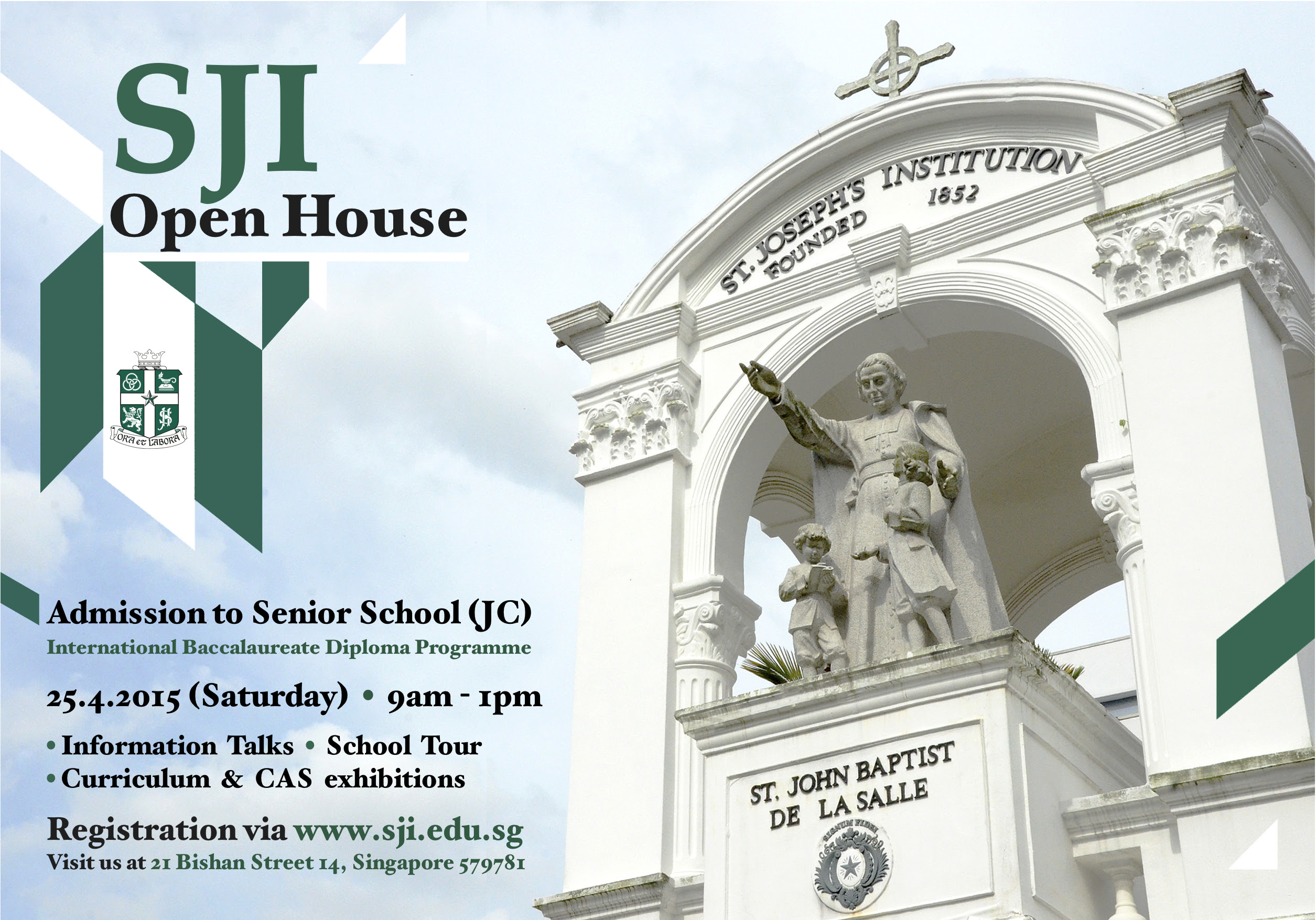 SST Students Blog : [Education and Career Guidance] SJI Open House 2015