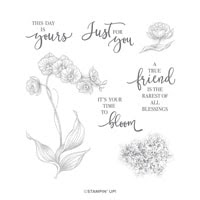 Rare Blessings Cling Stamp Set Rare Blessings Cling Stamp Set
